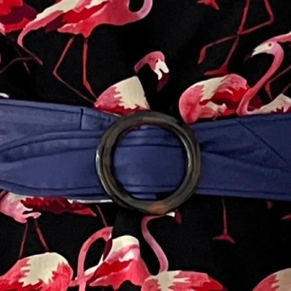 URBAN RENEWAL Faux Leather Purple Adjustable Belt Round Buckle Retro 80's Look - Picture 8 of 11